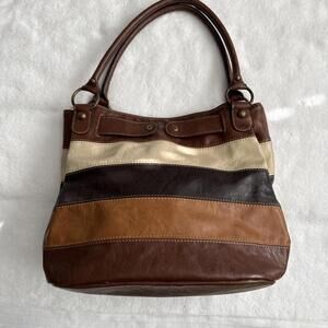 Women's Brown and Multi Bag